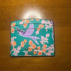 Kate Spade card holder new without tag birds